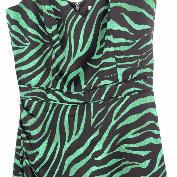 Dress The Population Briella Zebra Printed Mini Dress Size Medium - Picture 6 of 6